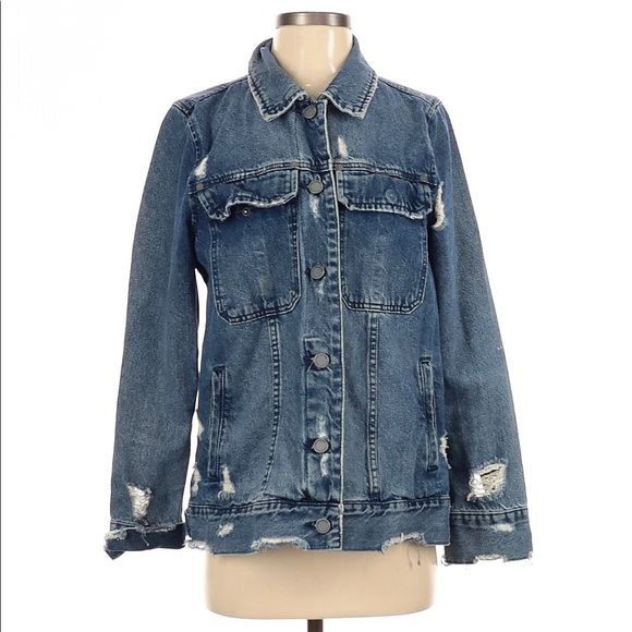 Jean jacket distressed - Picture 2 of 3